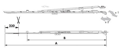 FORBICE 7 GR50 1V TS K25