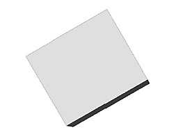 CONF.GUARN. SUP. 75x75x7 MM GRIGIO B10