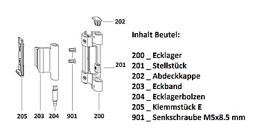 KIT RIPARAZ. SUPP. ANGOLO LM (MBSS0010)