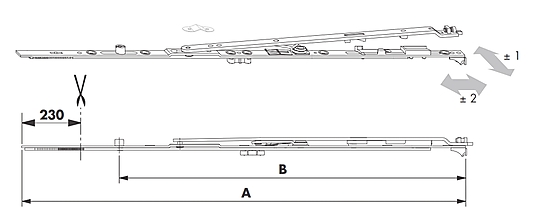 FORBICE 7 GR50 1V TS K25